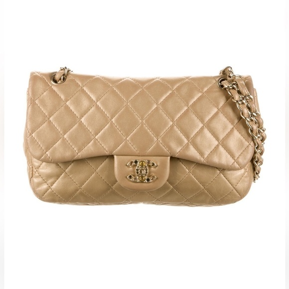 CHANEL Handbags - Beige Chanel Flap Bag​​​​​​​​​​